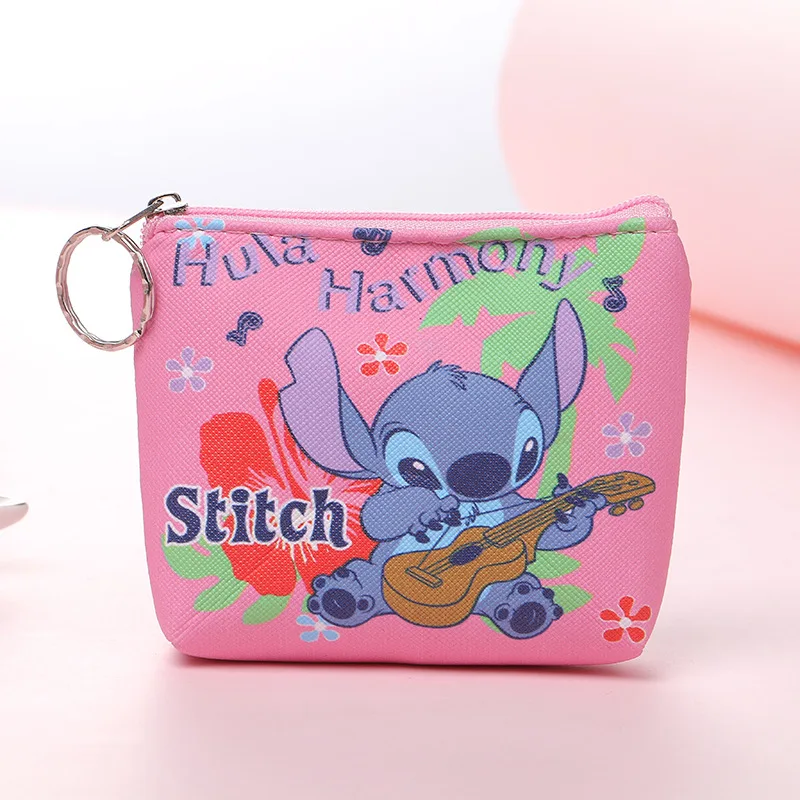 12PCS Kids Birthday Party Favor Stitch Coin Bag Cute Giveaway Souvenir Stitch Party Gift Supply