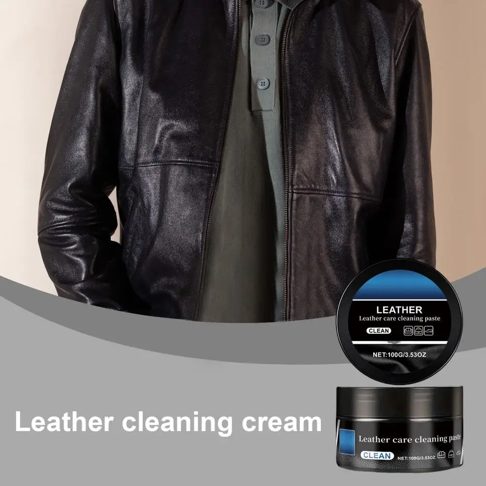 Faux Leather Treatment Faux Leather Restoration Cream Automotive Leather Care Paste for Restoration of Car Waterproof Protection