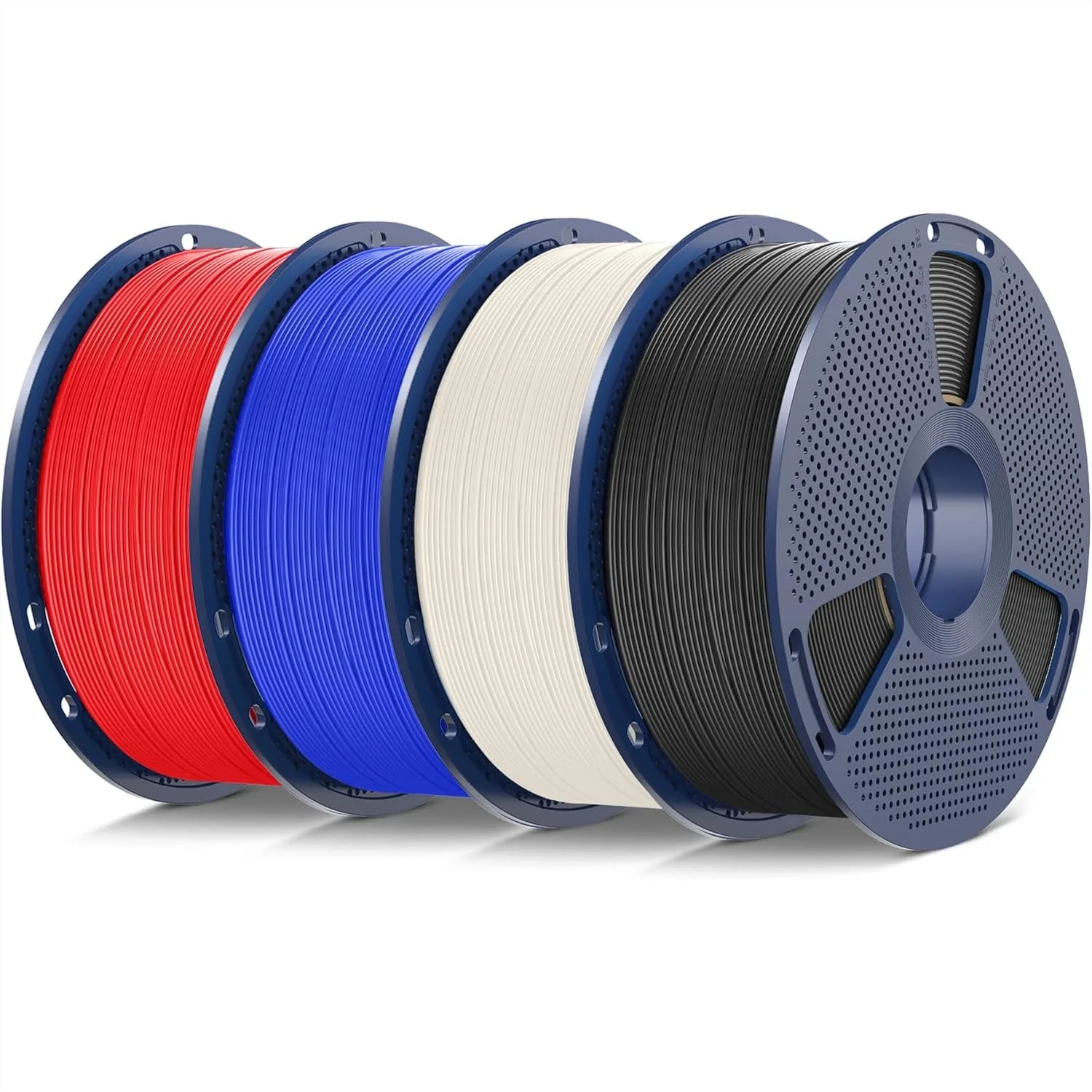 

ASA Filament 1.75mm Bundle 4kg, UV/Rain/Heat Resistant Tough for Outdoor Mechanical Parts, 4 Spools