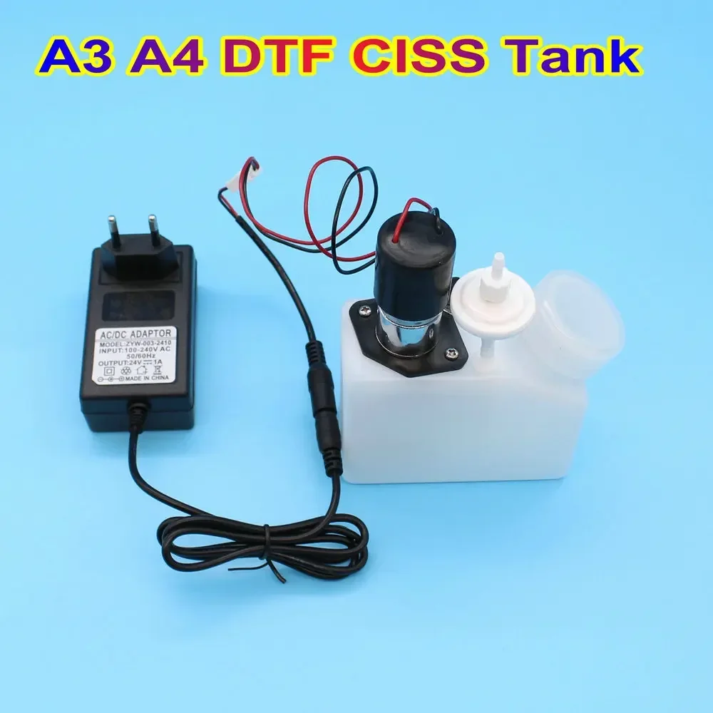 CISS DTF Tank White Ink tank With Stirrer filter For UV Printer Ink With Mixer Independent Power Supply Modify Tank Uv Kit