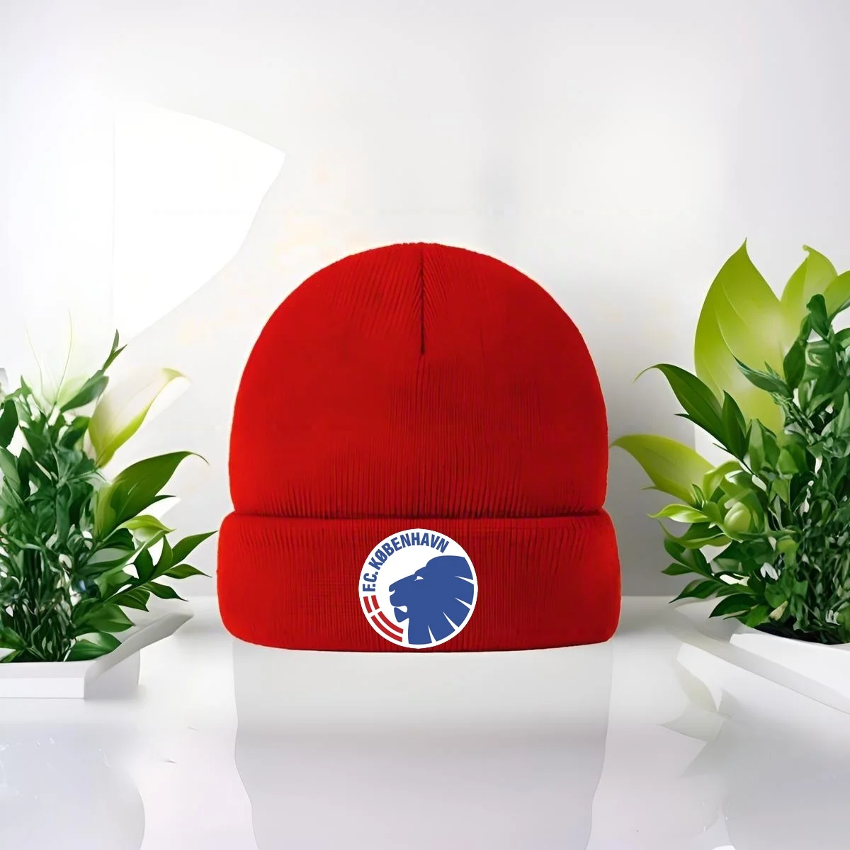 كوبنهاغن لكرة القدم كلوب 2026 جديد للجنسين محبوك - أغطية رأس شتوية متعددة الألوان ودافئة ومريحة مع f أنيق #4