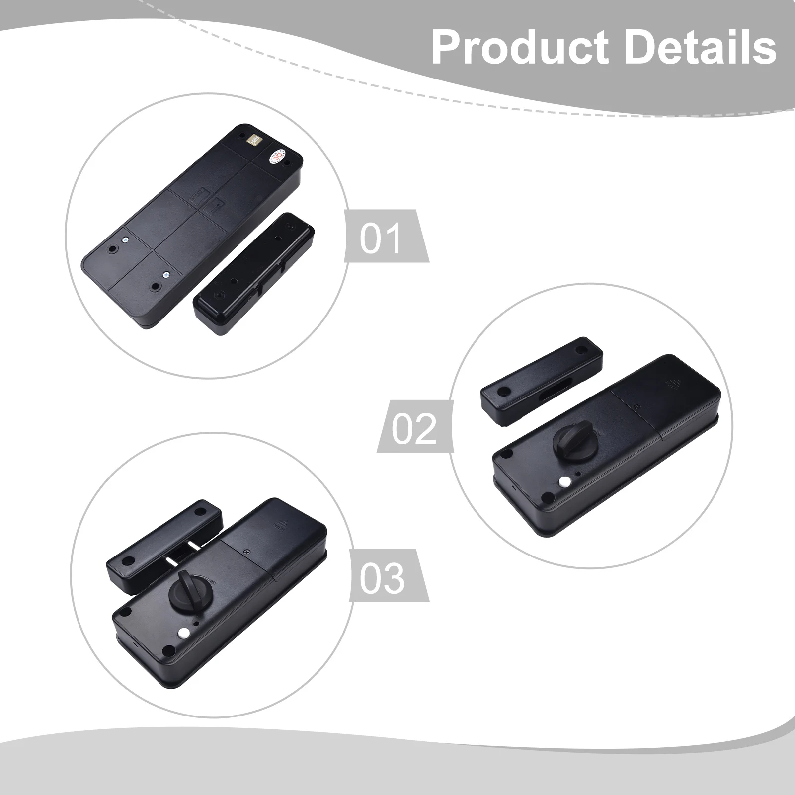 For For Smart Security Solution Invisible Door Lock Compatible with App Multiple Ways to Unlock Your Door Safely