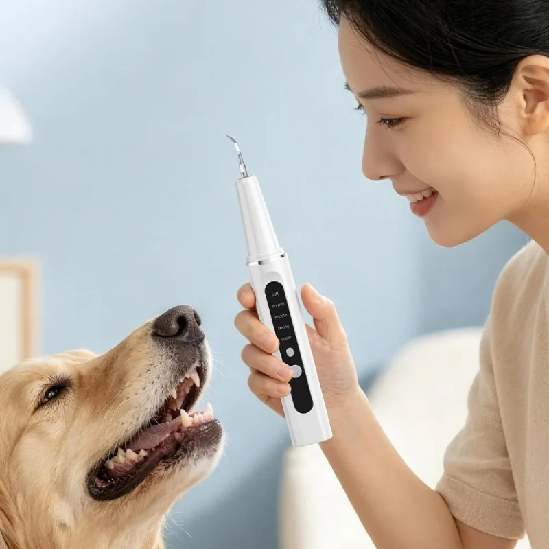 Dog Ultrasonic Dental Cleaner 5 Modes Automatic Clean Electric Ultrasonic Toothbrush Household Dental Plaque Cat Tooth Care Set