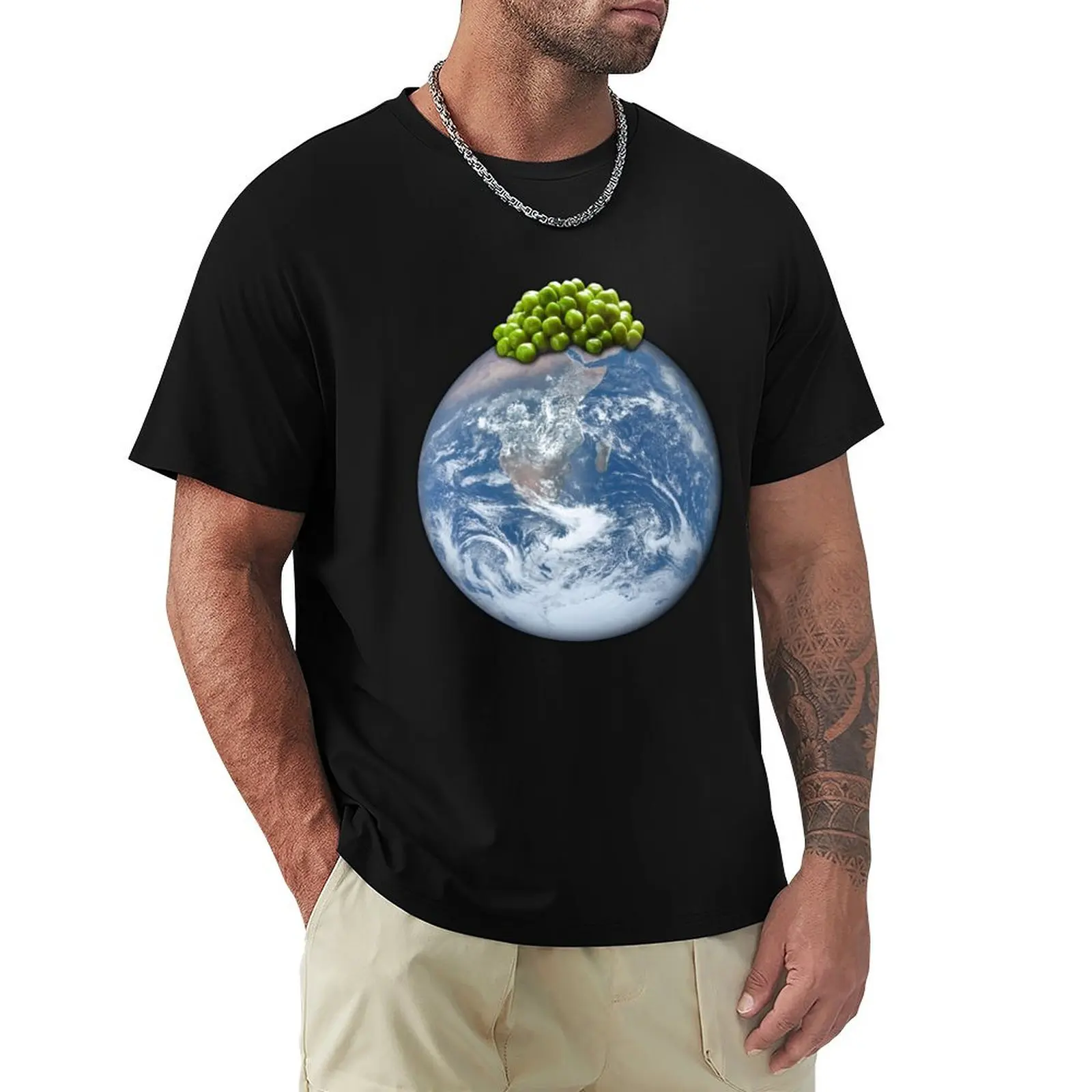

Peas On Earth T-Shirt oversized t shirt baggy shirts heavyweight t shirts for men