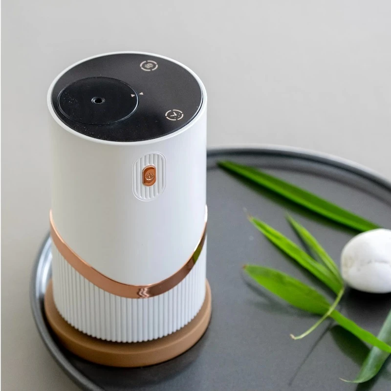USB Mini Portable Aromatherapy Diffuser, Waterless Smart Essential Oil Car Air Purifier