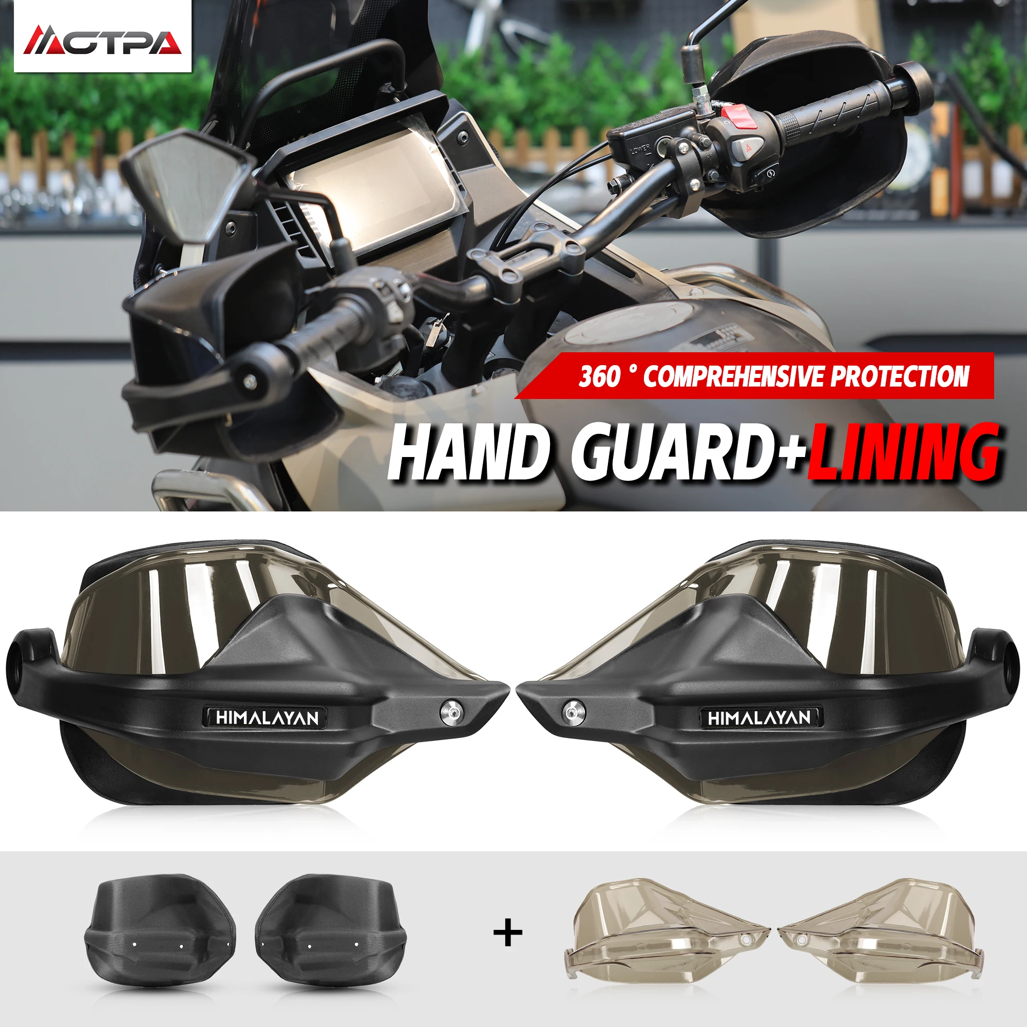 Motocycle Handle Guard Protector Handlebar Handguards Shields Brake Windshield For Royal Enfield Himalayan 450 2023 2024