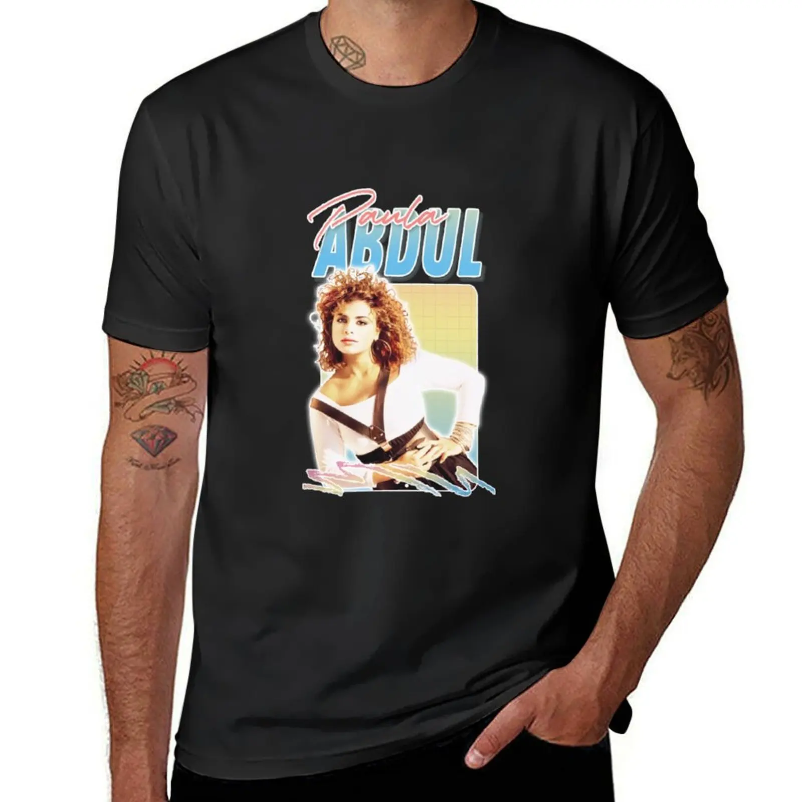 

Paula Abdul T-Shirt customizeds tops T-shirts for men cotton