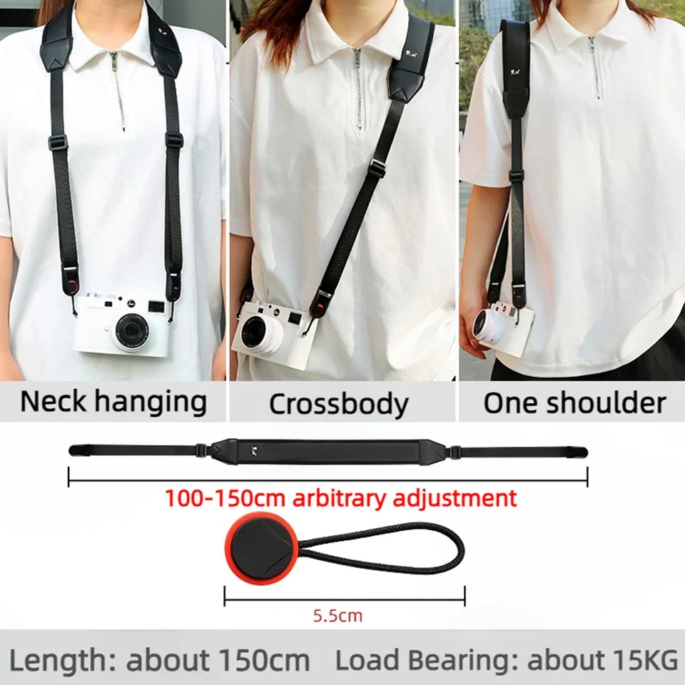 Camera Rapid Quick Release Shoulder Neck Straps Belt Universal for Leica Canon Fuji Nikon Olympus Panasonic Pentax Sony DSLR SLR