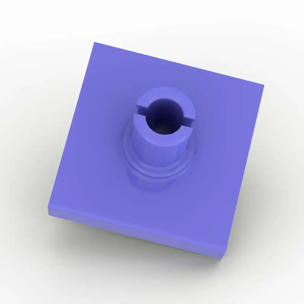 Moc 10 pçs clássico 2460 placa base tijolo modificado 2x2 com pino bloco de construção de alta tecnologia brinquedos diy crianças presentes do feriado