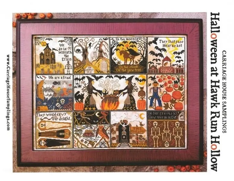 

Halloween Pumpkin Puzzle 77-60 embroidery kits, cross stitch kits,cotton frabric DIY homefun embroidery