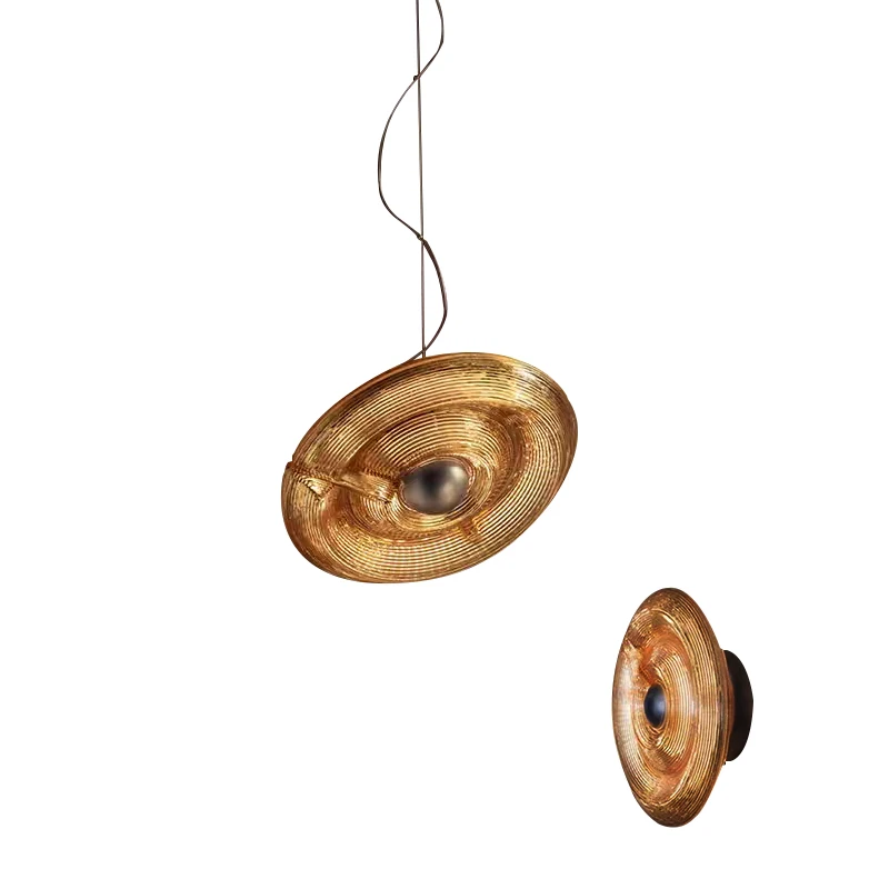 

Дизайнерские круглые люстры из прозрачного стекла, светодиодные светильники с регулируемой яркостью, художественный декор, столовая, бар, кухня, остров, Lampen Lamparas