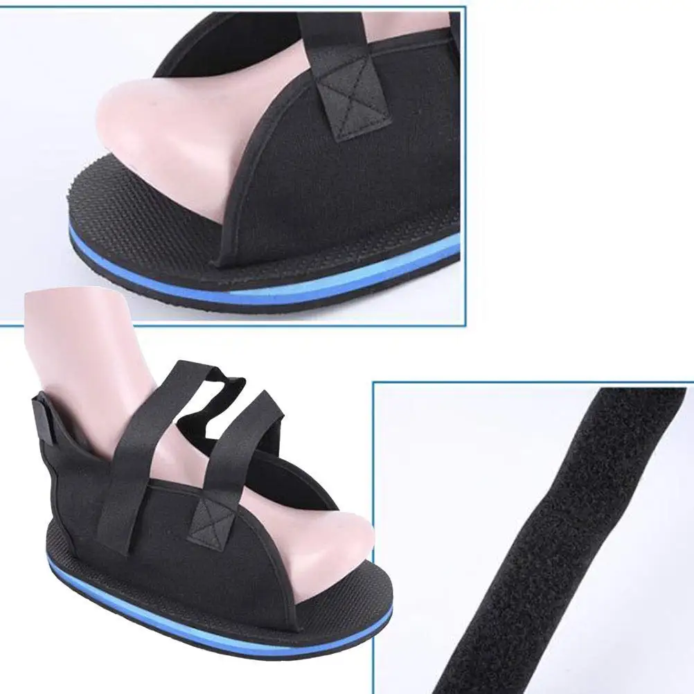 Cast Shoe Foot Fracture Support Open Toe Post Op Shoe Toe Valgus Surgical Fixed Gypsum Shoe for Foot Injuries Stable Ankle Joint