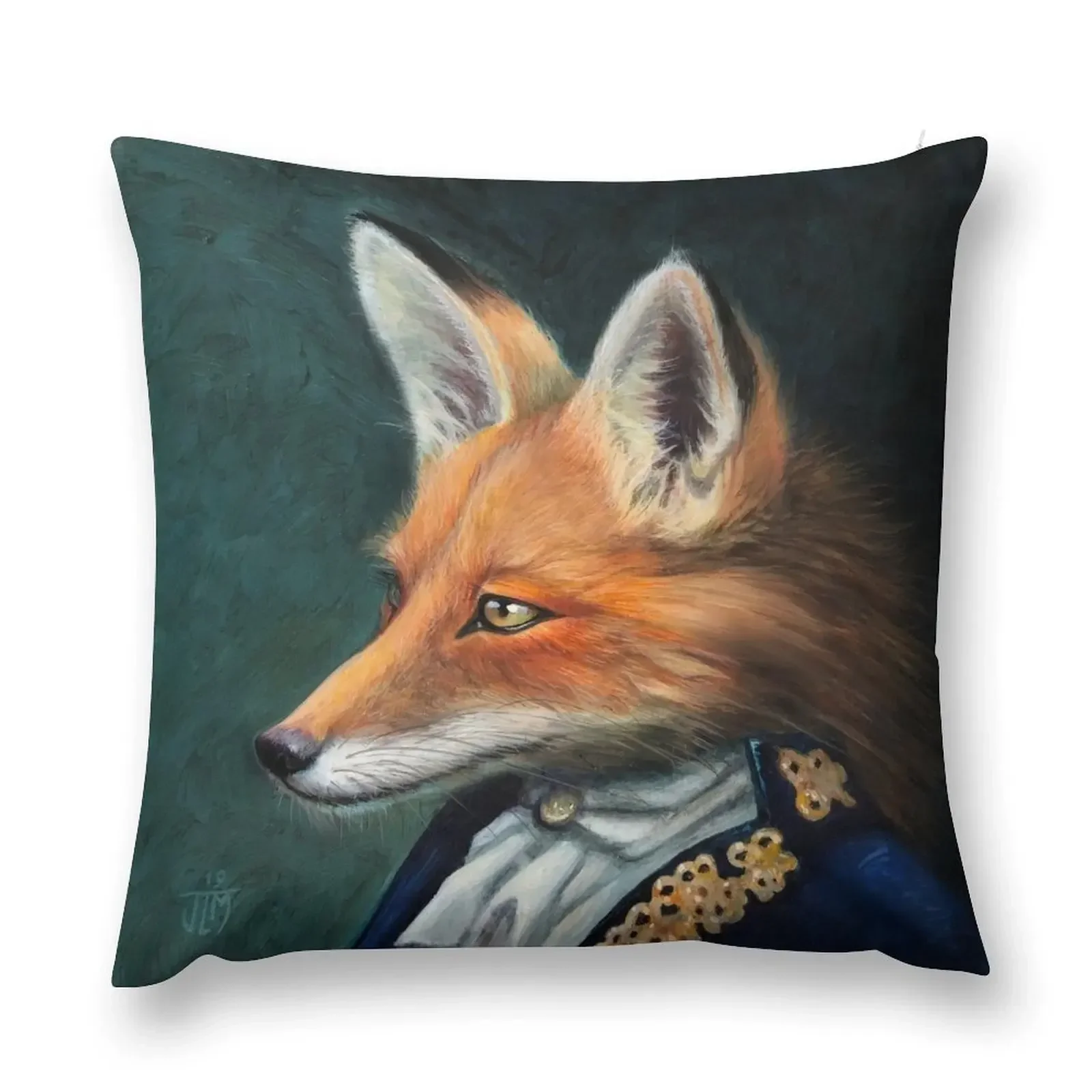 

Sir George of Patterson - A Very Fine Fox Throw Pillow Bed pillowcases Cushion Cover christmas decorations for home 2025 pillow