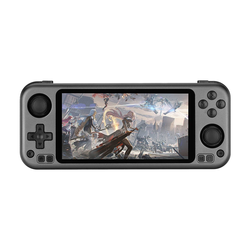 

2024 New 5.0 inch IPS Touch Screen Android Open Source System Handheld Game Consoles RG3566 Video games Player PSP PS1