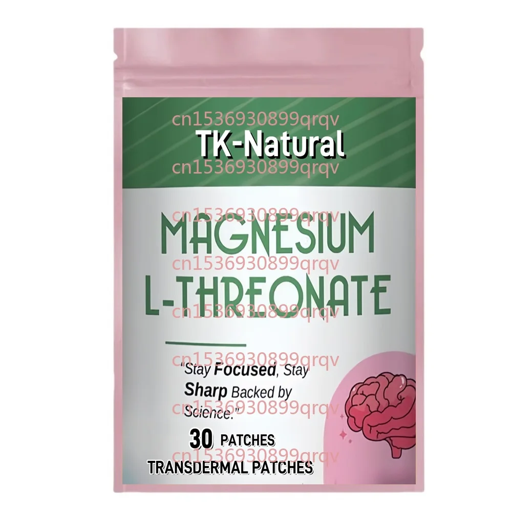 

30 трансдермальных пластырей с L-треонатом магния для улучшения сна, здоровья мозга и когнитивных функций