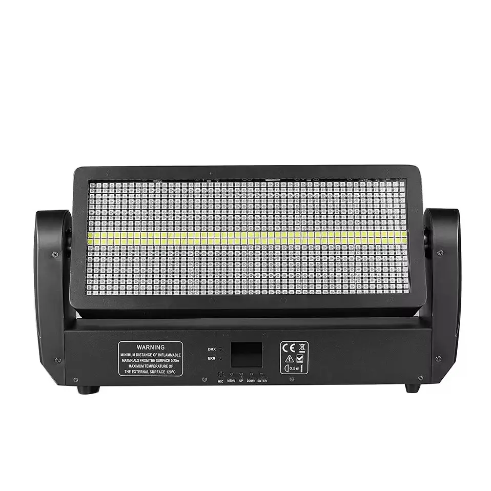 YUER Atomic 12+12 Segments Moving Head Strobe Light DMX512 Horse Racing Wash Strobe Stage Effect DJ Disco Wedding Party