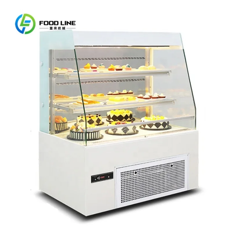 

Customized Commercial Refrigeration Equipment Pastry Display Chiller Showcase for Macaron Chocolate Cake Display