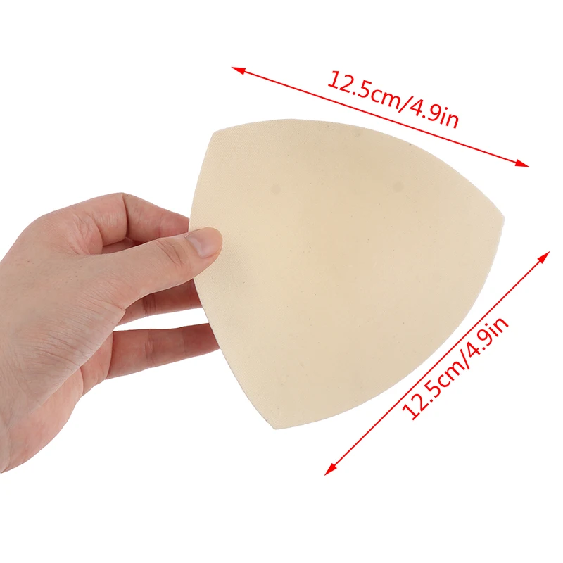 Triangle Women Bikini Chest Pad Inserts Sponge Foam Bra Pads Chest Cup Breast