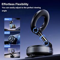 Powerful Magnetic Smartphone Stand, 360 Degree Rotation, Strong Magnet, Multi-Angle Adjustment, One-Hand Operation, Car Use