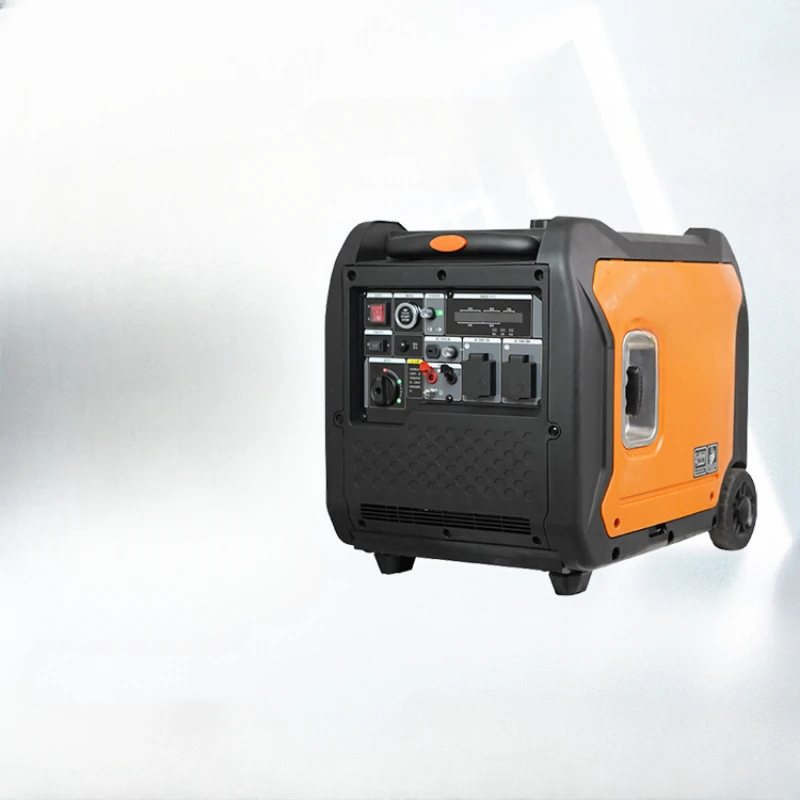 

220V gasoline generator, household silent variable frequency 6.0KW high-power electric starting, outdoor commercial construction