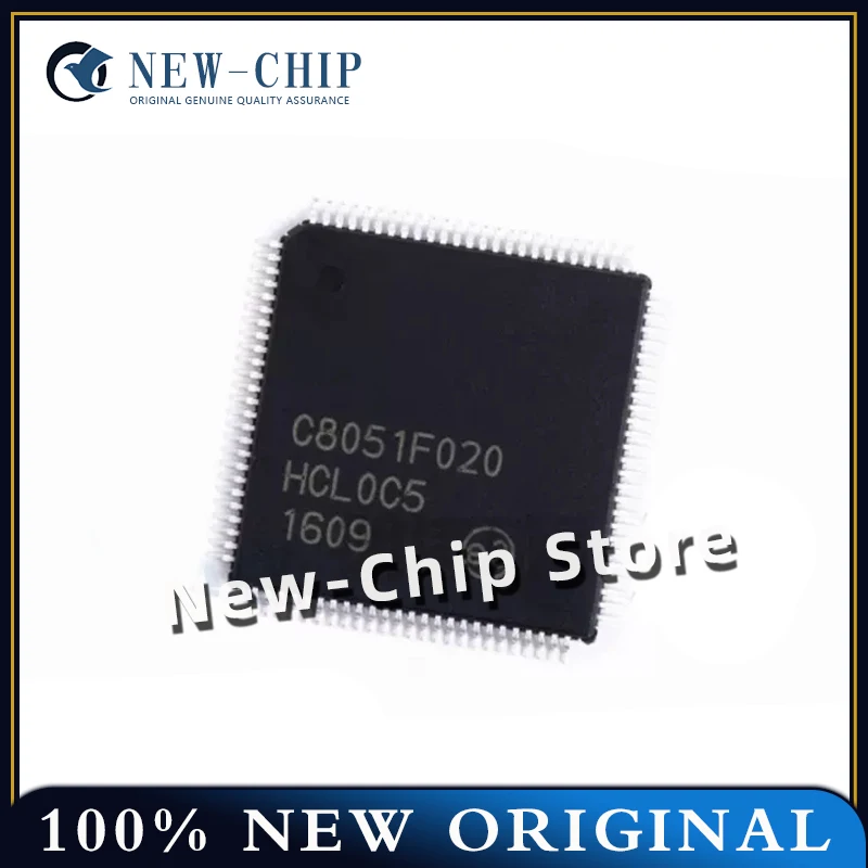 2PCS-50PCS/LOT  C8051F020-GQR  C8051F020  TQFP100   8-bit embedded microcontroller IC chip   New Original