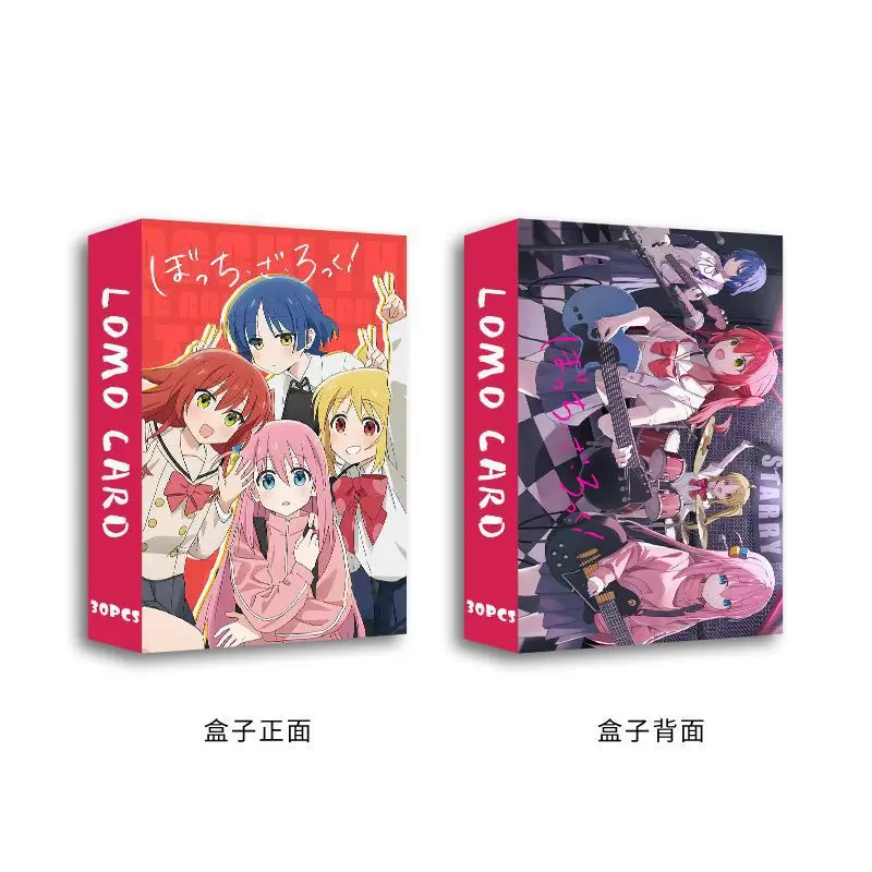 30pcs BOCCHI THE ROCK Lomo Card Stickers Postcard Japanese Anime Collection Gift For students' supplies