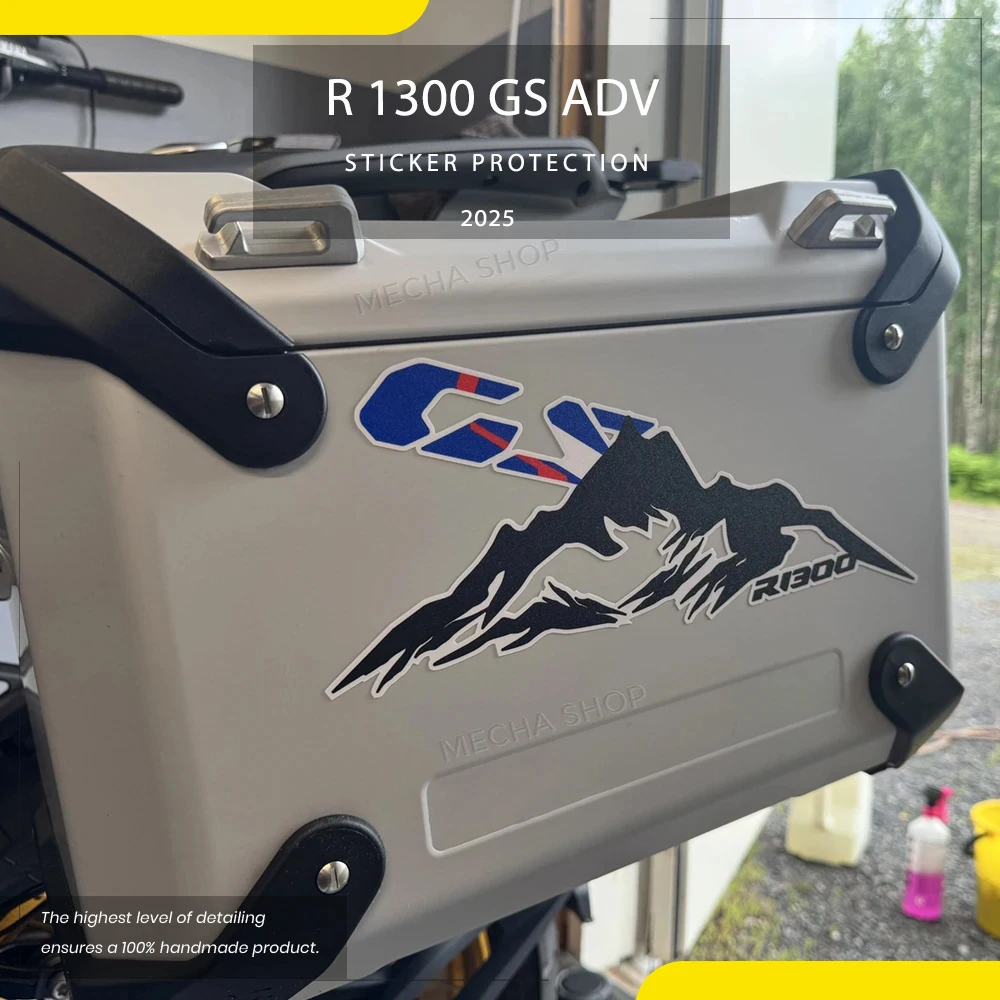 

Для R1300 GS Adventure Triple Black Option 719 R1300GSA аксессуары наклейки на чемодан защитный комплект наклейки