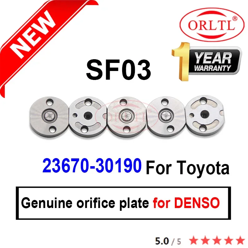 

23670-30190 Common Rail Injector Orifice Valve Plate SF03 For Toyota Land Cruiser 2367030190 23670 30190