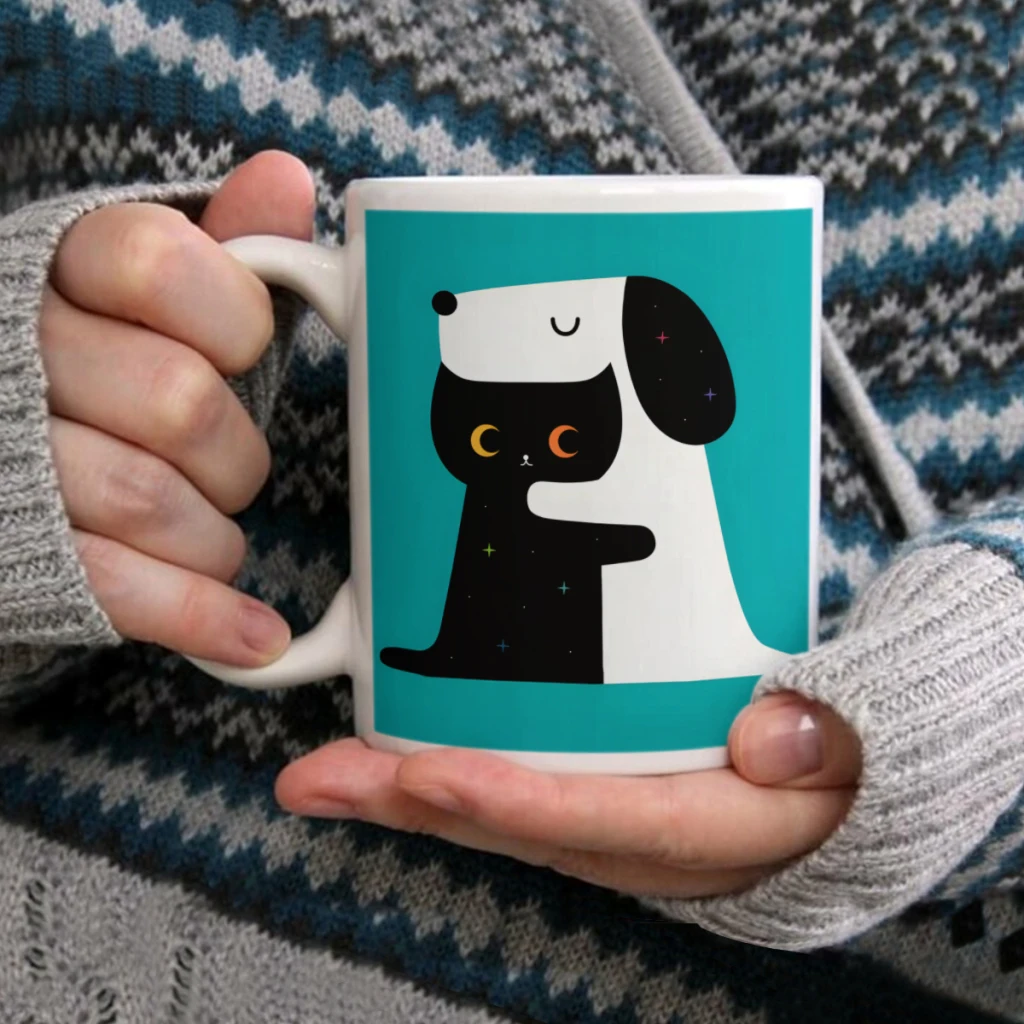 

Nice To Be KindCoffee Mug Tea Cup 11oz Coffee Cup Funny Birthday Ceramic Mug Personalized Cup