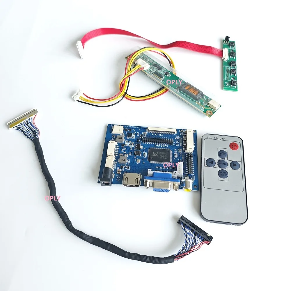 

Controller board HDMI-Compatible AV VGA for CLAA154WB05 CLAA154WB08 CLAA154WB09 15.4" 1280×800 30pin 1 CCFL LCD panel DIY Kit