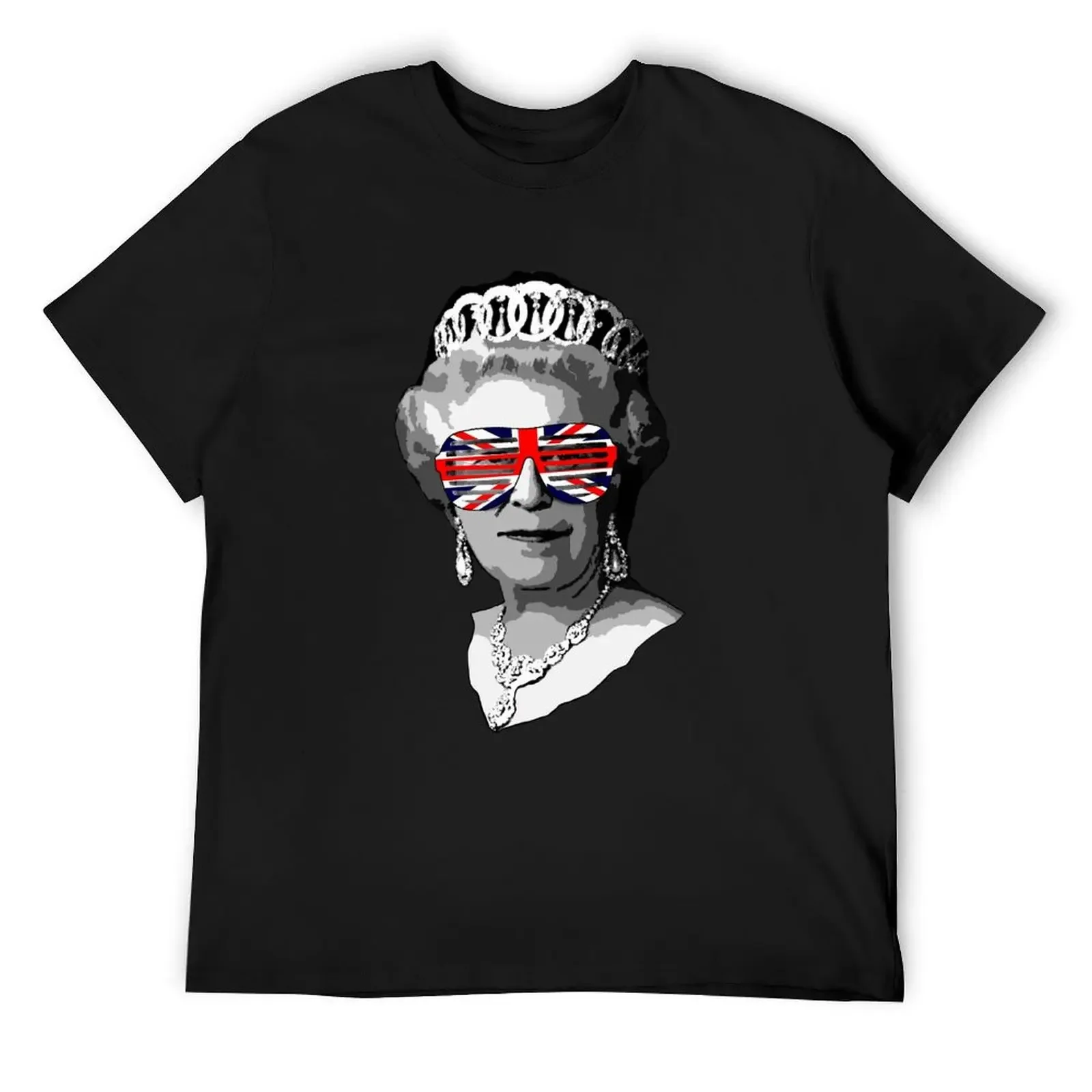 

Queen Elizabeth T-Shirt graphic tee shirt vintage clothes summer tops mens designer clothes
