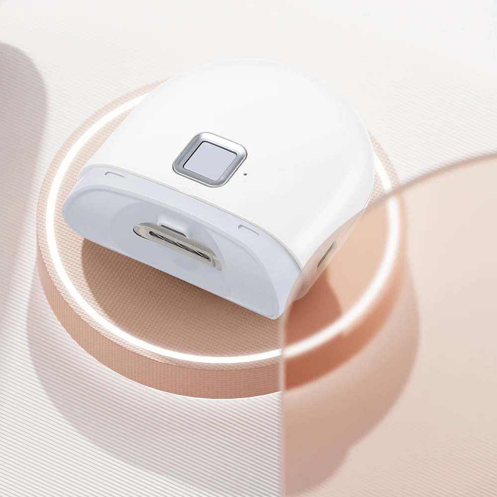 Cortador de unhas elétrico automático para adultos e crianças com luz LED portátil aparador de unhas e ferramenta moedor de polimento