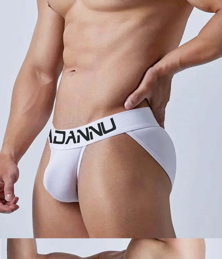 Calzoncillos de Algodón para Hombre, Corte Alto, Transpirables, Elásticos, de Cintura Baja, Suaves y Cómodos para Uso Diario