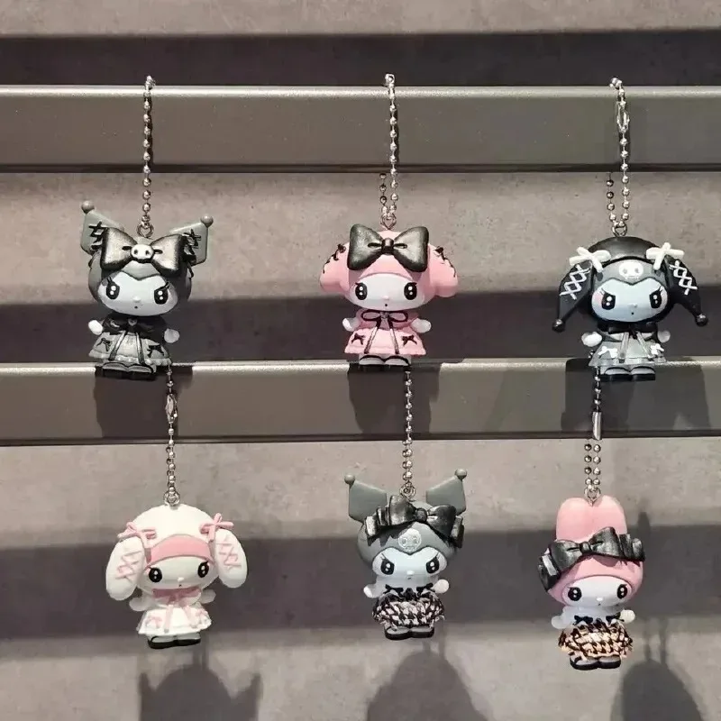 Sanrio Kuromi My Melody Blind Box Anime Figure Collection Girls Backpack Keychain Surprise Toy Gift toys hello kitty blind bag view 4