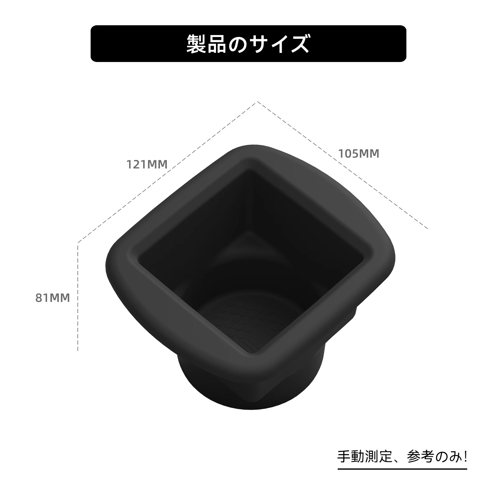 For Suzuki HUSTLER 2021-2025 Central Control Water Cup Holder Limiter Silicone Fixed Anti-Slip Drink Storage Organizer 3