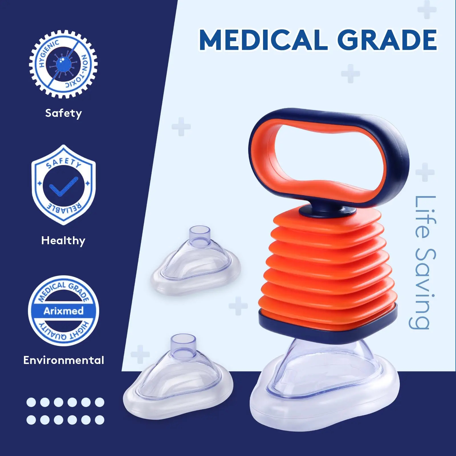 

Anti Choking Device/Choking Rescue Device for Kids and Adults with 3 Masks