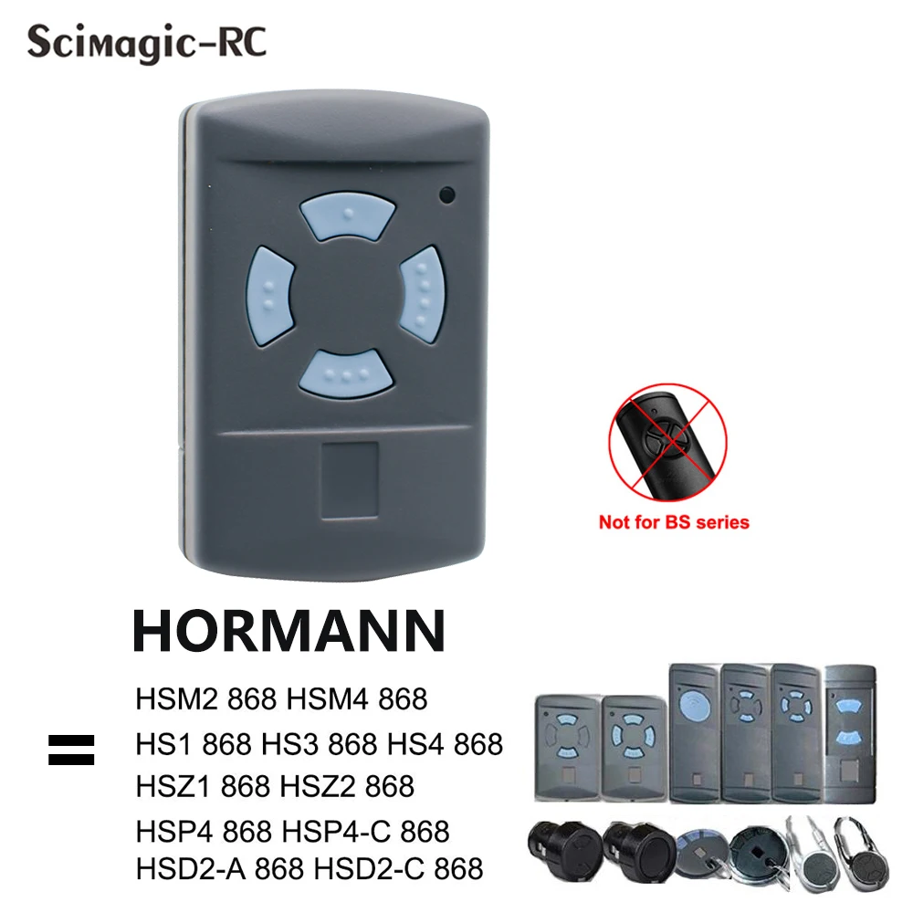 

HSM4 868 Garage Gate Remote Control Command Univesal 868mhz Hormann Marantec Berner Garage Door opener