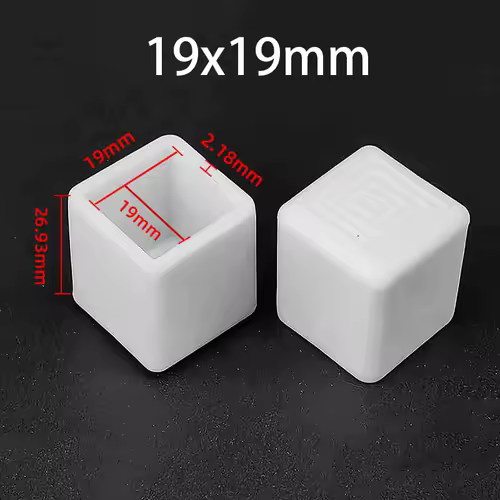 4-30Pcs PVC White Furniture Table Foot Tip Chairs Legs Pad Protector Cover Round/Square Pipe Plug Lid Tube Hole Protection Cap - Image 26