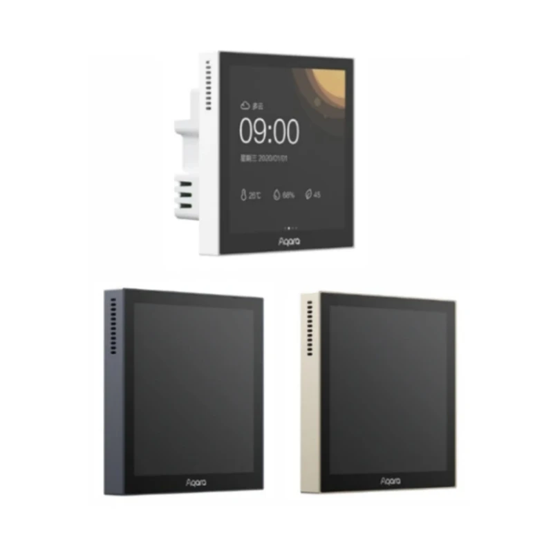 Aqara 장면 패널 스위치 S1 Zigbee 3.0 스마트 터치 스크린, AI 제스처 인식, 시리 음성 제어, 애플 홈키트로 작동