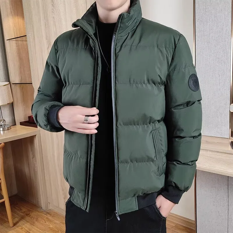Herbst-Winter-Herren-Reißverschluss-Cardigan-Jacke, schnelltrocknend, trendige Herrenjacke, lässiger Stehkragen-Mantel, große Größe, bequeme Oberteile – Detail 13