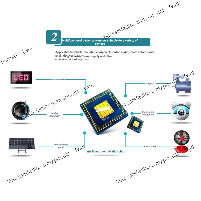 ABRU-Suitable for 8V-40V to 12V6A DC Power Converter, Power Module, Automatic Boost/Buck Power Regulator