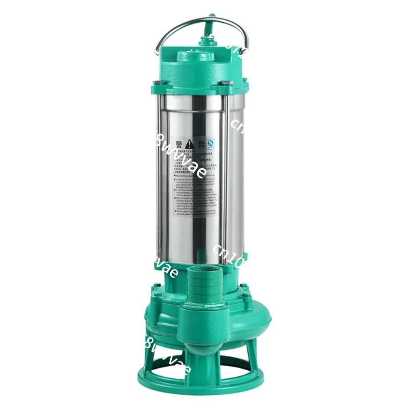 

Commercial Large Flow Rate 1.1kw Vertical Sewage Pump With Cutting Machine Submersible Cutting Pump