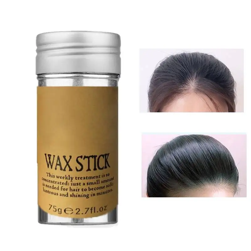 Hair Wax Stick Gel Cream Styling Hair Wax Stick for Wigs Frizz Fixed Wax Hair Pomade Broken Hair Artifact Non-Greasy Hair Stick