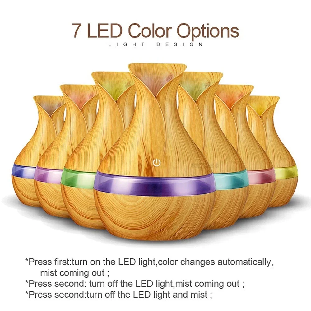 Ultrasonic Essential Oil Aromatherapy Diffuser, Handy Remote Control Operation, Ultra Quiet Cool Mist Humidifier, 7 Color Changing Mood Lighting & Auto Shutoff Safety Feature, Fragrance Scent Machine for Bedroom, Office Great Gift to Improve Sleep Quality
