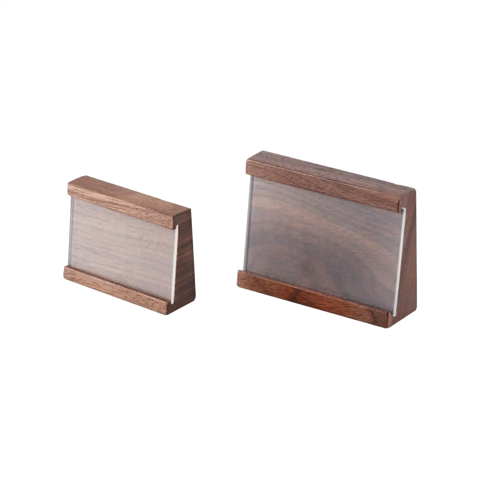 Label Holder Convenient Simple Design Wood Easy to Use Table Top Sign Stand Price Tag Display for Shopping Malls Hotels Offices