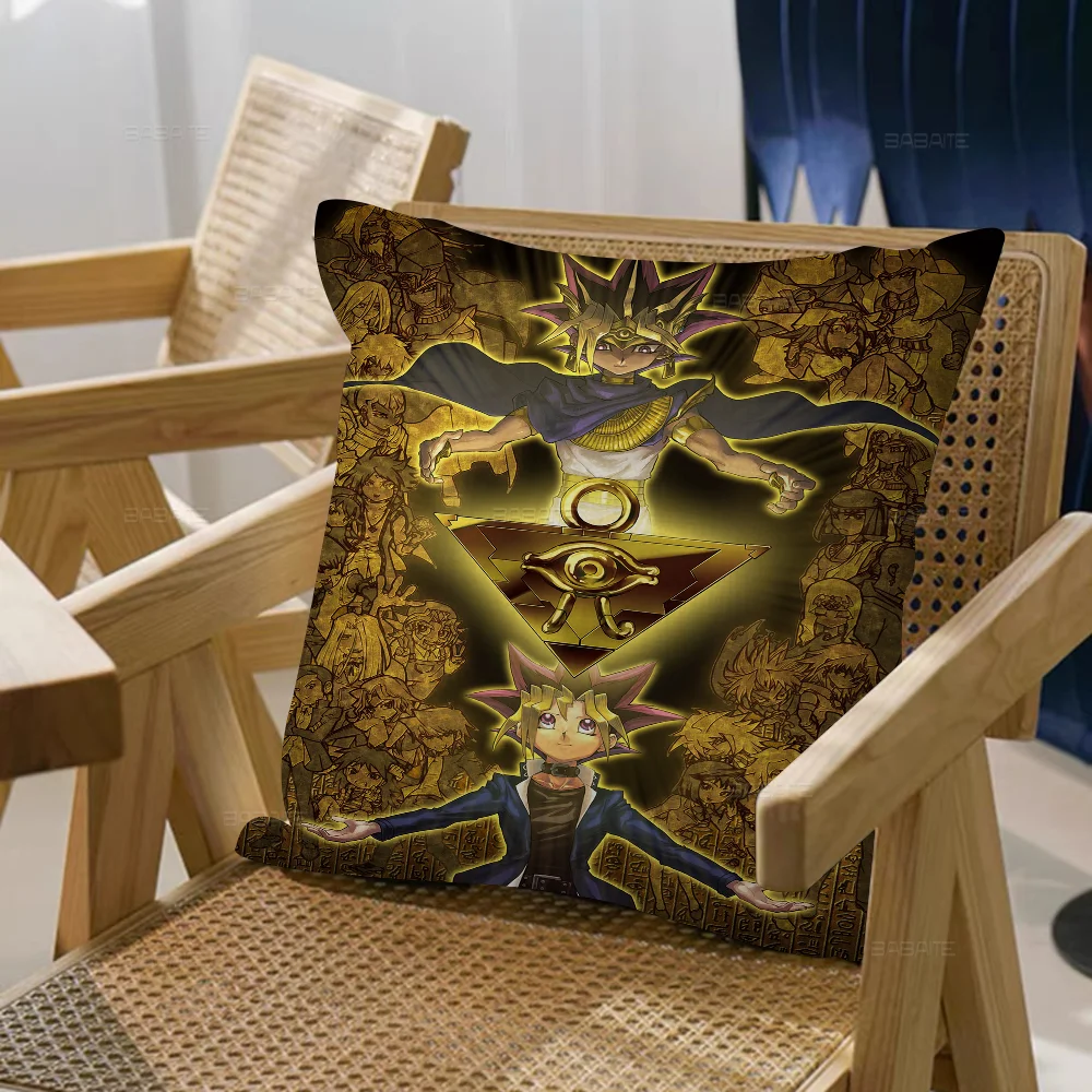 Yu-Gi-Oh Pillow Gift Home Office Decoration Bedroom Sofa Car Cushion Cover Case 45x45