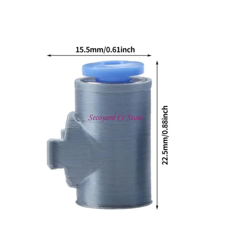 Conector tubo alimentação N3UC para Lab Mini 3D Impressora PTFE Tubing Coupler 3D Impressora