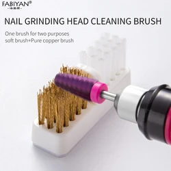 Electric Manicure Drills Nail Cleaning Polishing Head Brush Polishing Head  Clean Tool