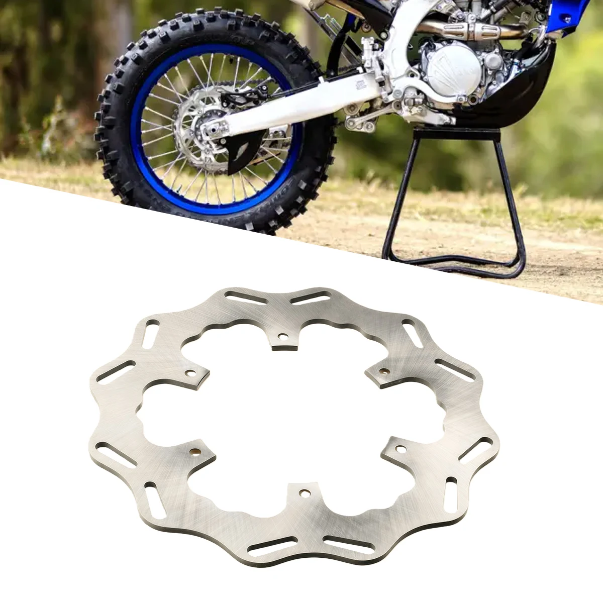 240MM 245MM Motorcycle Rear Brake Disc Rotor For YAMAHA YZ125 250 250F 250FX 450F 450FX WR250F 450F 2002-2020 2021