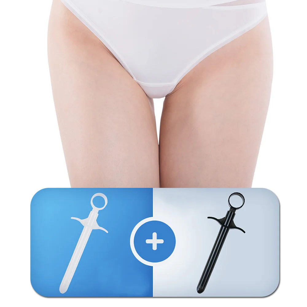 10Pcs Disposable Vaginal Applicator Lubricant Injector Syringe Anal Nasal Cavity Applicator Launcher Butt Plug